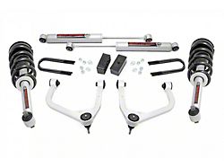 Rough Country 3.50-Inch Suspension Lift Kit with N3 Struts and N3 Rear Shocks (19-25 Sierra 1500 w/ OEM Mono-Leaf Springs & w/o Adaptive Ride Control, Excluding AT4 & Diesel)