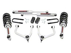 Rough Country Suspension 3.50-Inch Suspension Lift Kit with Premium N3 Struts and Shocks (25-26 Sierra 1500 w/ OEM Mon-Leaf Springs & w/o Adaptive Ride Control, Excluding AT4, Denali & Diesel)