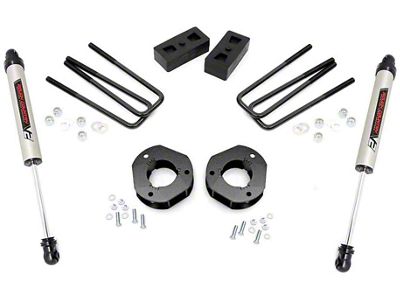 Rough Country 3.50-Inch Suspension Lift Kit with V2 Monotube Shocks (07-13 2WD Sierra 1500)