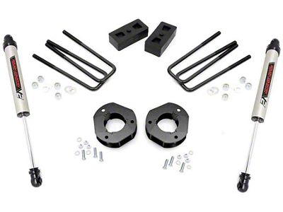 Rough Country 3.50-Inch Suspension Lift Kit with V2 Monotube Shocks (07-13 2WD Sierra 1500)