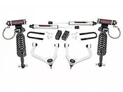 Rough Country 3.50-Inch Suspension Lift Kit with Vertex Adjustable Coil-Over and V2 Rear Shocks (19-24 Sierra 1500 w/ OEM Mono-Leaf Springs & w/o Adaptive Ride Control, Excluding AT4 & Diesel)