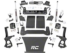 Rough Country 4-Inch Suspension Lift Kit with Strut Spacers and Premium N3 Shocks (19-26 4.3L, 5.3L, 6.2L Sierra 1500 AT4)
