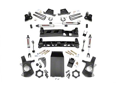 Rough Country 4-Inch Suspension Lift Kit with V2 Monotube Shocks (99-06 4WD Sierra 1500)