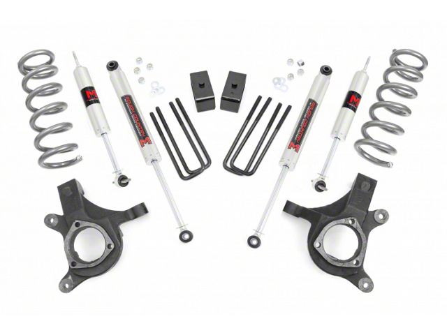 Rough Country 4.50-Inch Suspension Lift Kit with M1 Monotube Shocks (99-06 2WD Sierra 1500 w/o Front Torsion Bar Suspension)