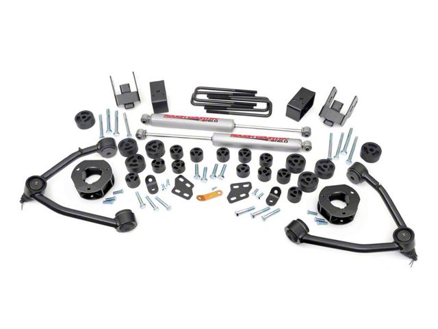 Rough Country 4.75-Inch Combo Suspension Lift Kit (07-13 2WD Sierra 1500)