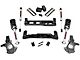 Rough Country 5-Inch Knuckle Suspension Lift Kit with Lifted Struts and V2 Monotube Shocks (14-18 2WD Sierra 1500 w/ Stock Cast Steel Control Arms, Excluding Denali)