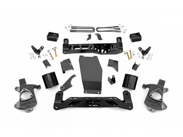 Rough Country 5-Inch MagneRide Suspension Lift Kit (14-18 4WD Sierra 1500 Denali w/ Stock Cast Steel Control Arms)