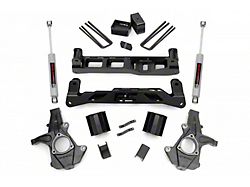 Rough Country Suspension 5-Inch Suspension Lift Kit with Premium N3 Shocks (07-13 2WD Sierra 1500)