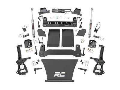 Rough Country Suspension 6-Inch Suspension Lift Kit with Vertex Adjustable Coil-Overs and V2 Monotube Shocks (19-25 Sierra 1500, Excluding AT4, Denali & Diesel)