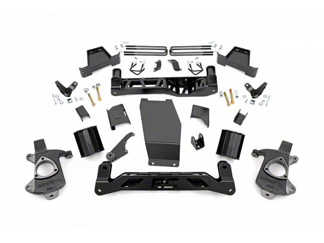 Rough Country 6-Inch MagneRide Suspension Lift Kit (14-18 4WD Sierra 1500 Denali w/ Stock Cast Steel Control Arms)
