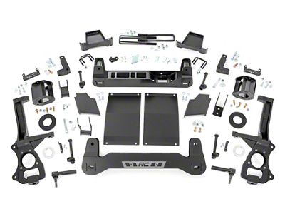 Rough Country 6-Inch Suspension Lift Kit (20-25 3.0L Duramax Sierra 1500 Denali w/ Adaptive Ride Control)