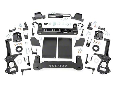 Rough Country 6-Inch Suspension Lift Kit (20-24 3.0L Duramax Sierra 1500 Denali w/ Adaptive Ride Control)