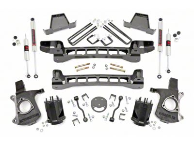 Rough Country 6-Inch Suspension Lift Kit with M1 Monotube Shocks (99-06 2WD Sierra 1500 w/o Front Torsion Bar Suspension)
