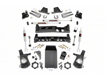Rough Country 6-Inch Suspension Lift Kit with M1 Monotube Shocks (99-06 4WD Sierra 1500)