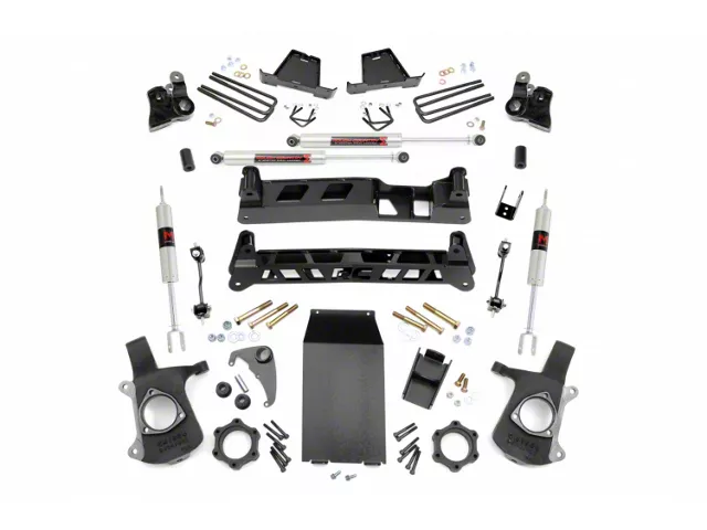 Rough Country 6-Inch Suspension Lift Kit with M1 Monotube Shocks (99-06 4WD Sierra 1500)