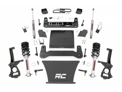 Rough Country 6-Inch Suspension Lift Kit with N3 Struts and N3 Rear Shocks (19-25 4.3L, 5.3L, 6.2L Sierra 1500 w/ Mono-Leaf OEM Rear Springs & w/o Adaptive Ride Control, Excluding AT4)