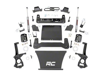 Rough Country Suspension 6-Inch Suspension Lift Kit with Premium N3 Shocks (2025 4WD V8 Sierra 1500, Excluding AT4 & Denali)