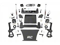 Rough Country Suspension 6-Inch Suspension Lift Kit with Strut Spacers and N3 Rear Shocks (19-24 4.3L, 5.3L, 6.2L Sierra 1500 w/ Mono-Leaf OEM Rear Springs & w/o Adaptive Ride Control, Excluding AT4)