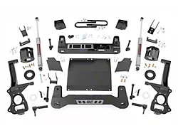 Rough Country 6-Inch Suspension Lift Kit with Strut Spacers and Rear N3 Shocks (19-24 2.7L, 3.0L Duramax Sierra 1500 w/ Mono-Leaf OEM Rear Spring & w/o Adaptive Ride Contorol, Excluding AT4)