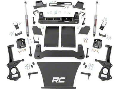 Rough Country 6-Inch Suspension Lift Kit with V2 Monotube Shocks (19-24 Sierra 1500 w/o Adaptive Ride Control, Excluding AT4 & Denali)
