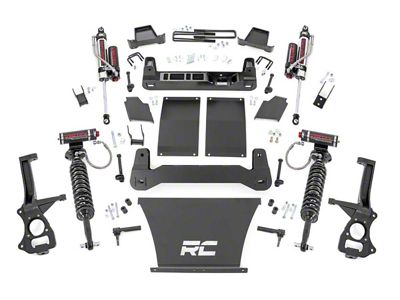 Rough Country 6-Inch Suspension Lift Kit with Vertex Coil-Overs and Shocks (19-25 Sierra 1500, Excluding AT4)