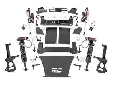 Rough Country 6-Inch Suspension Lift Kit with Vertex Coil-Overs and Shocks (19-24 Sierra 1500, Excluding AT4)