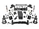 Rough Country 7-Inch Knuckle Suspension Lift Kit with V2 Monotube Shocks (14-18 4WD Sierra 1500, Excluding Denali)