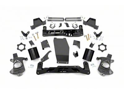 Rough Country Suspension 7-Inch MagneRide Suspension Lift Kit (14-16 4WD Sierra 1500 Denali w/ Stock Cast Steel Control Arms)