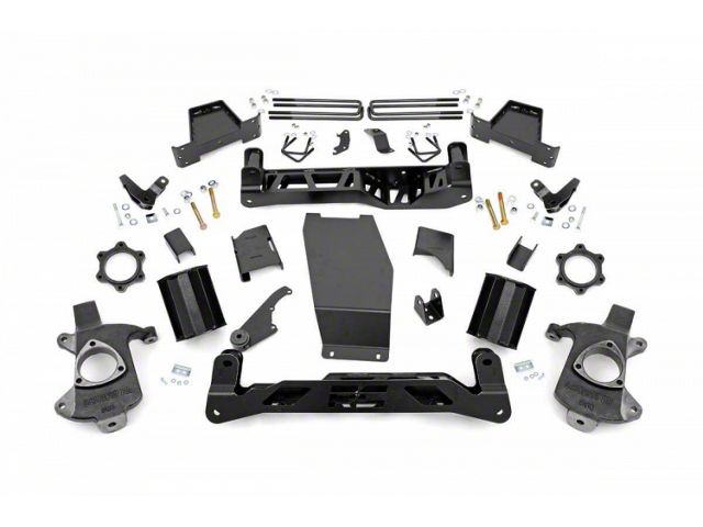 Rough Country 7-Inch MagneRide Suspension Lift Kit (14-16 4WD Sierra 1500 Denali w/ Stock Cast Steel Control Arms)