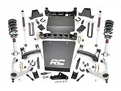 Rough Country 7-Inch Suspension Lift Kit with M1 Struts and M1 Monotube Shocks (16-18 4WD Sierra 1500 w/ Stock Stamped Steel Control Arms, Excluding Denali)