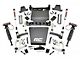 Rough Country 7-Inch Suspension Lift Kit with Vertex Coil-Overs and V2 Monotube Shocks (16-18 4WD Sierra 1500 w/ Stock Stamped Steel Control Arms, Excluding Denali)