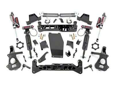 Rough Country 7-Inch Suspension Lift Kit with Vertex Reservoir Shocks (2018 4WD Sierra 1500, Excluding Denali)
