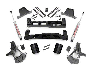 Rough Country 7.50-Inch Suspension Lift Kit with Premium N3 Shocks (07-13 2WD Sierra 1500)