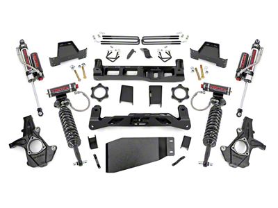 Rough Country 7.50-Inch Suspension Lift Kit with Vertex Reservoir Shocks (07-13 4WD Sierra 1500)