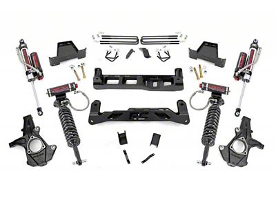Rough Country 7.50-Inch Suspension Lift Kit with Vertex Adjustable Coil-Overs and Shocks (07-13 2WD Sierra 1500)