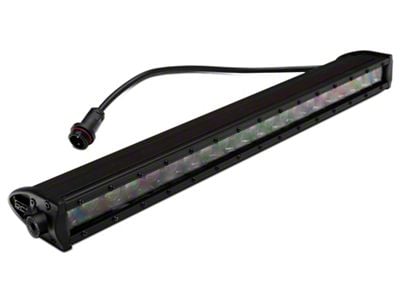 Rough Country Bull Bar with LED Light Bar; Black (19-24 Sierra 1500, Excluding Diesel)
