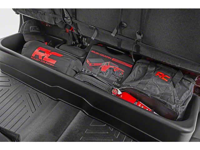 Rough Country Custom-Fit Under Seat Storage Compartment (19-24 Sierra 1500 Double Cab)