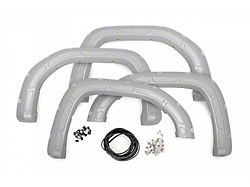 Rough Country Suspension Defender Fender Flares; Silver Ice Metallic (19-25 Sierra 1500)