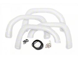 Rough Country Suspension Defender Fender Flares; Summit White (19-25 Sierra 1500)