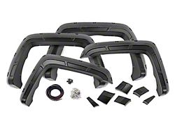 Rough Country Defender Fender Flares; Satin Steel (14-18 Sierra 1500)