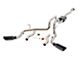 Rough Country Dual Exhaust System with Black Tips; Side/Rear Exit (99-06 4.8L Sierra 1500 Extended Cab w/ 6.50-Foot Standard Box)