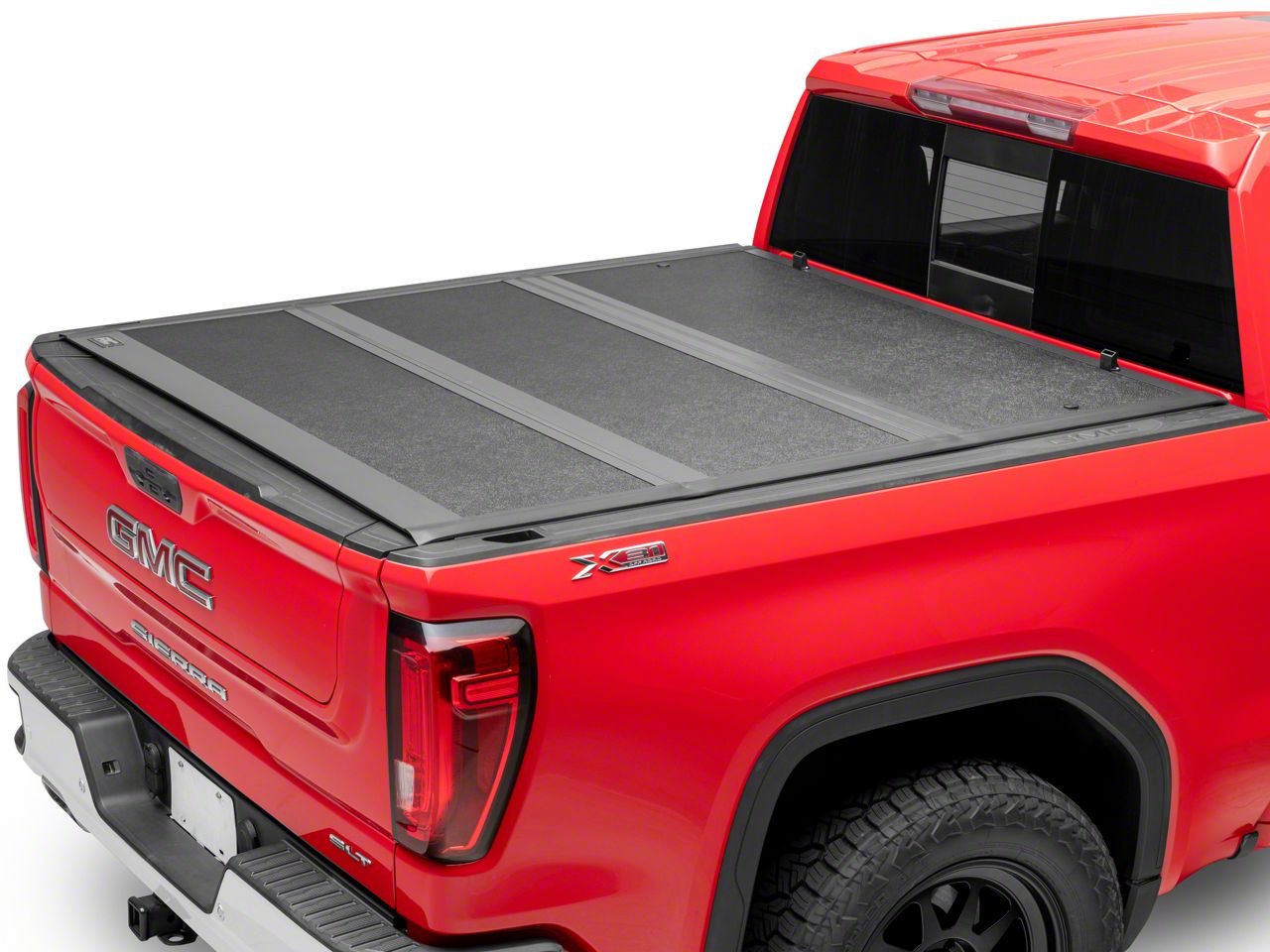 激安特価 Rough Country Sierra 1500 Hard Low Profile Tri-Fold Tonneau 邦楽