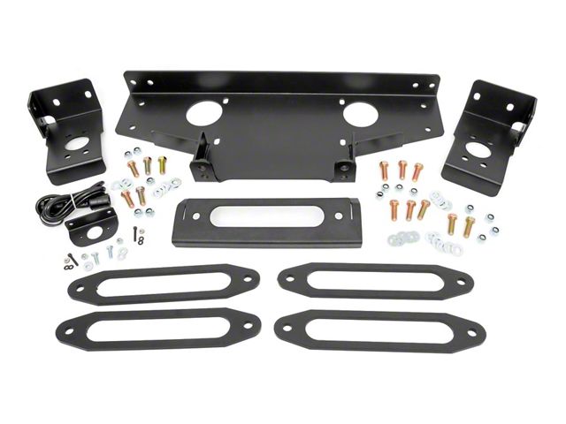Rough Country Hidden Winch Mounting Plate (14-18 Sierra 1500)