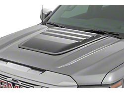 Rough Country Hood Scoop; Black (19-25 Sierra 1500)