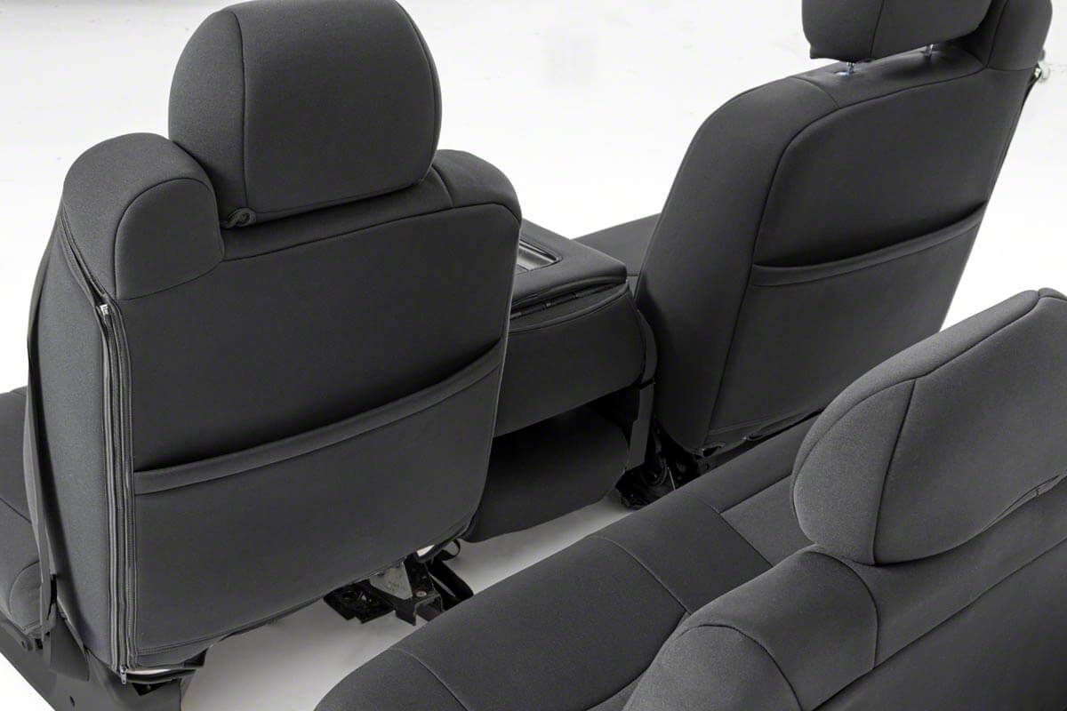 US Auto Seat Cover Custom Leather Seat Covers For 2003-2006 GMC Sierra 1500/2500/3500 HD – Dark Gray (Code 692/69i), OE Spec, Made In USA