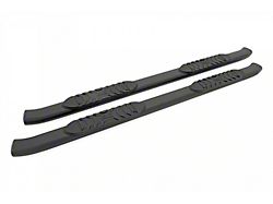 Rough Country Oval Nerf Side Step Bars; Black (07-18 Sierra 1500 Crew Cab)