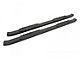 Rough Country Oval Nerf Side Step Bars; Black (07-18 Sierra 1500 Crew Cab)