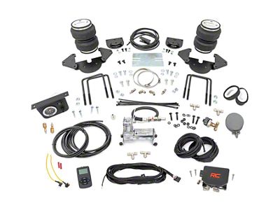 Rough Country Rear Air Spring Kit with OnBoard Air Compressor and Wireless Remote for 0 to 6-Inch Lift; Stock Range (19-25 Sierra 1500)