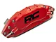 Rough Country Brake Caliper Covers; Red; Front and Rear (14-18 Sierra 1500)