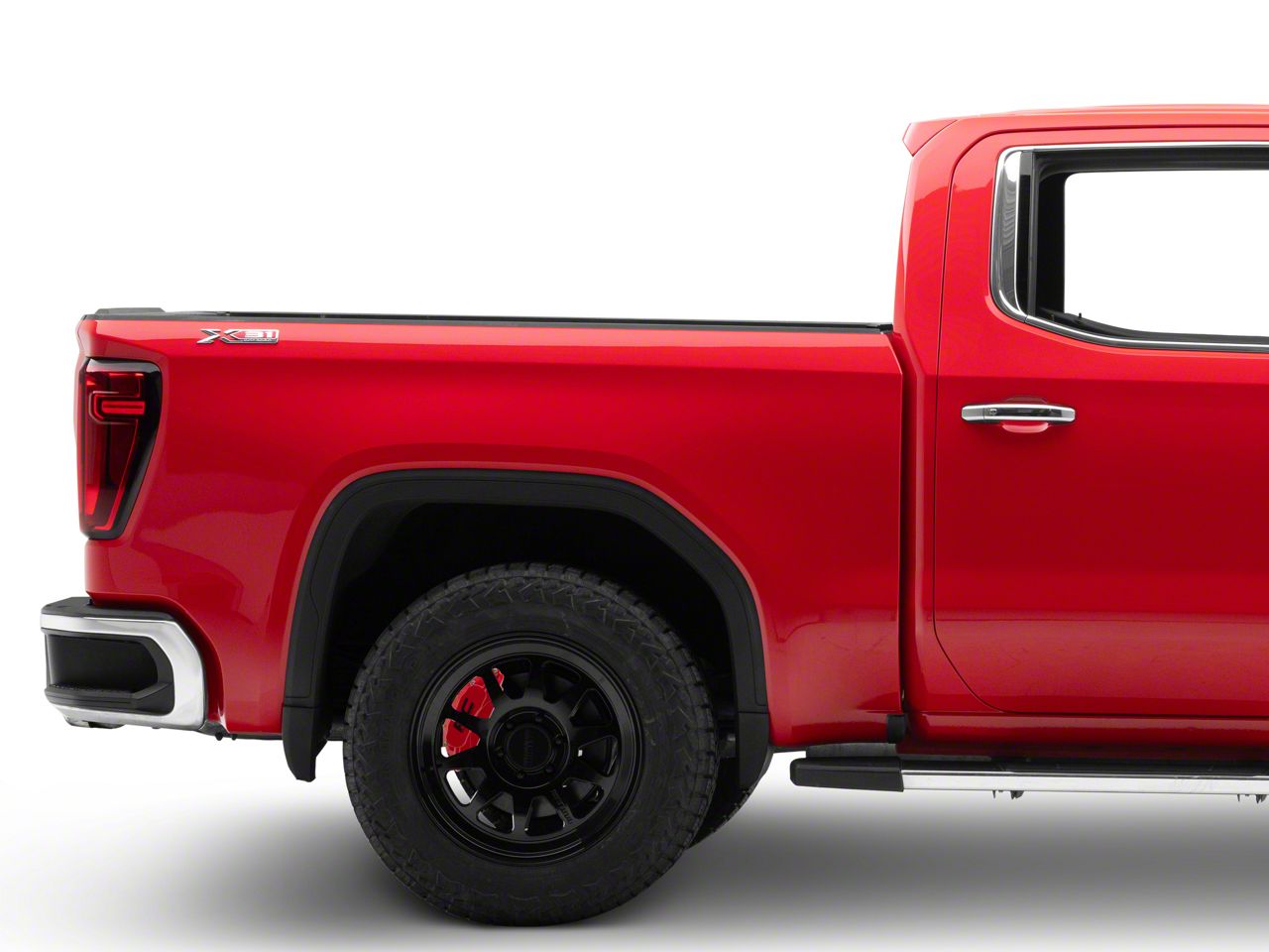 Rough Country Sierra 1500 Brake Caliper Covers; Red; Front and Rear 71106A (1924 Sierra 1500